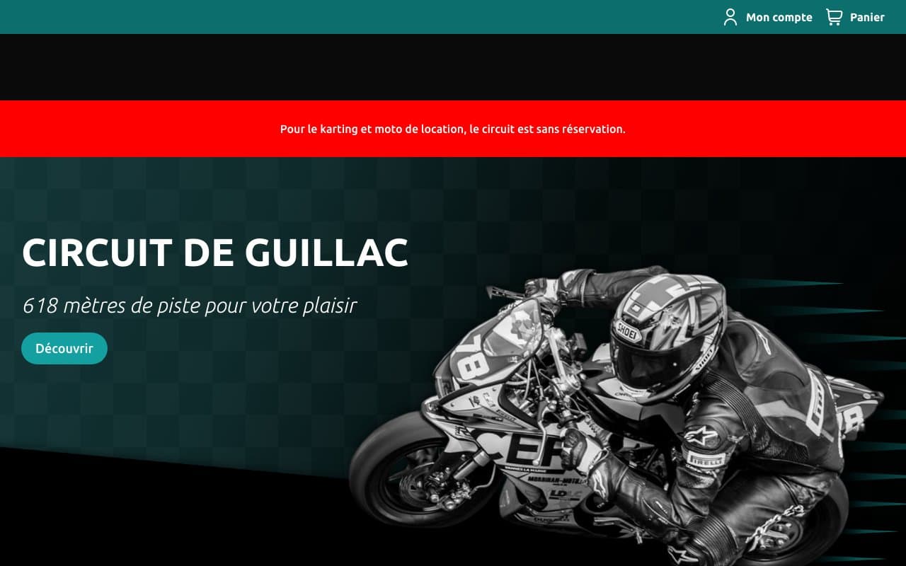CIRCUIT DE GUILLAC - KARTING, MINI-MOTO, PAINTBALL