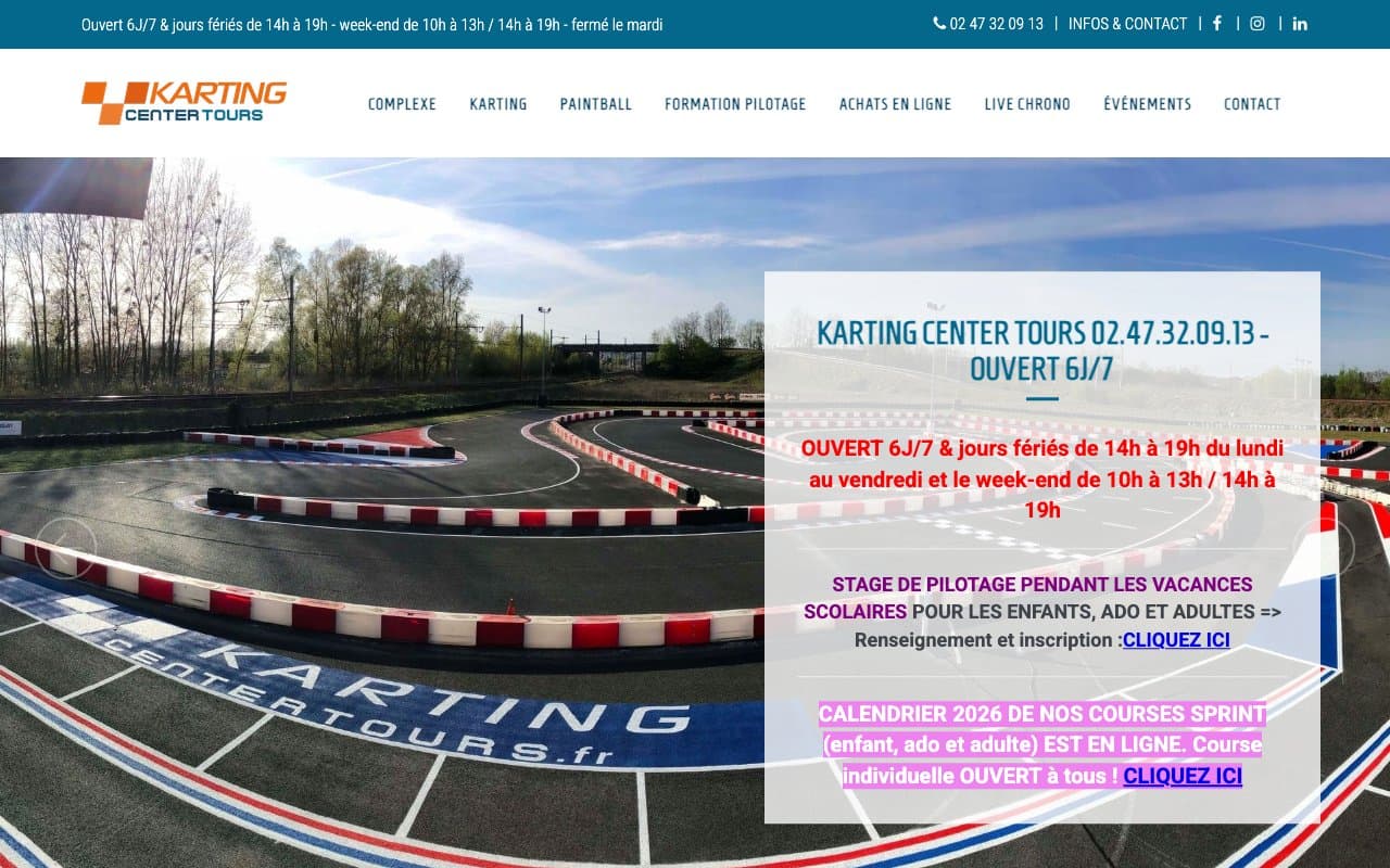 KARTING CENTER TOURS