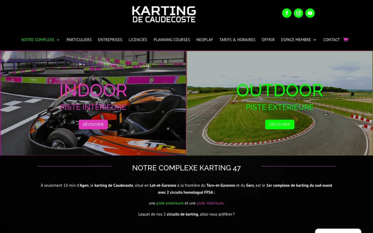 KARTING DE CAUDECOSTE INDOOR & OUTDOOR