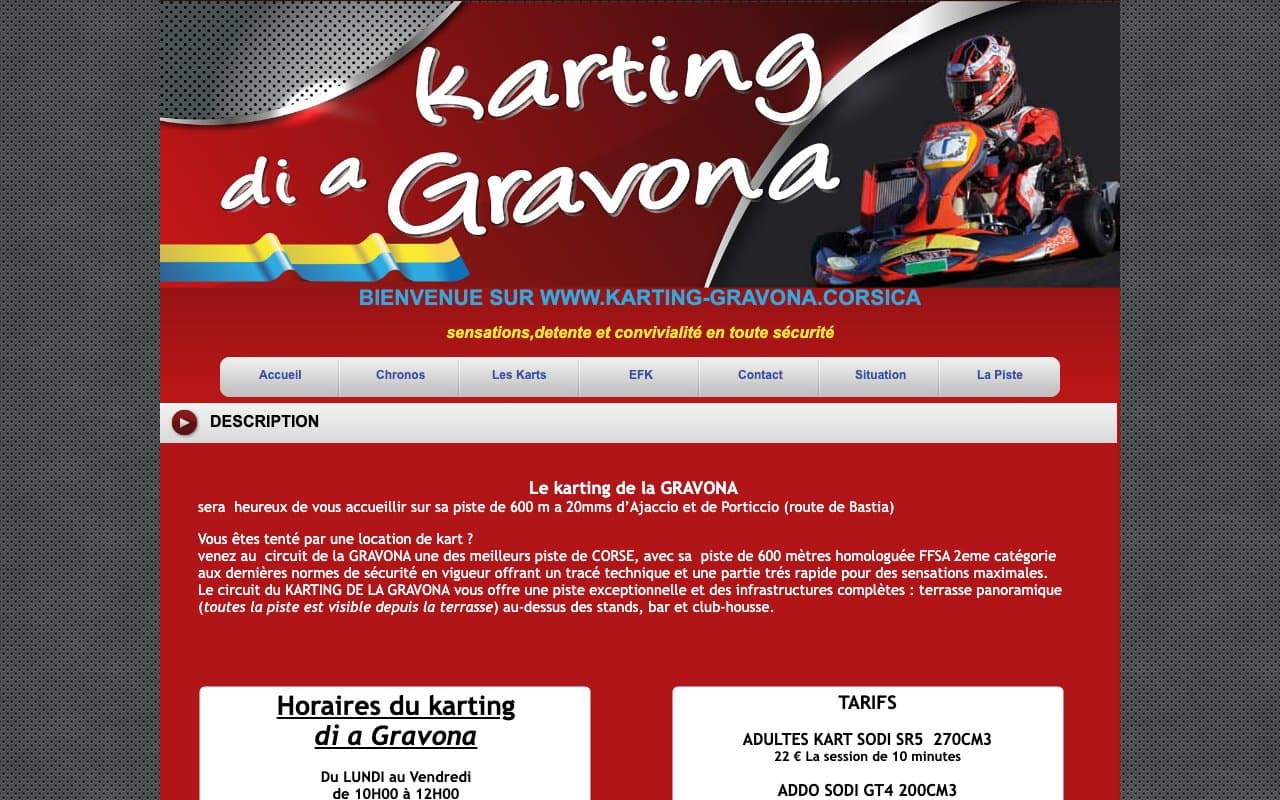 KARTING DE LA GRAVONA