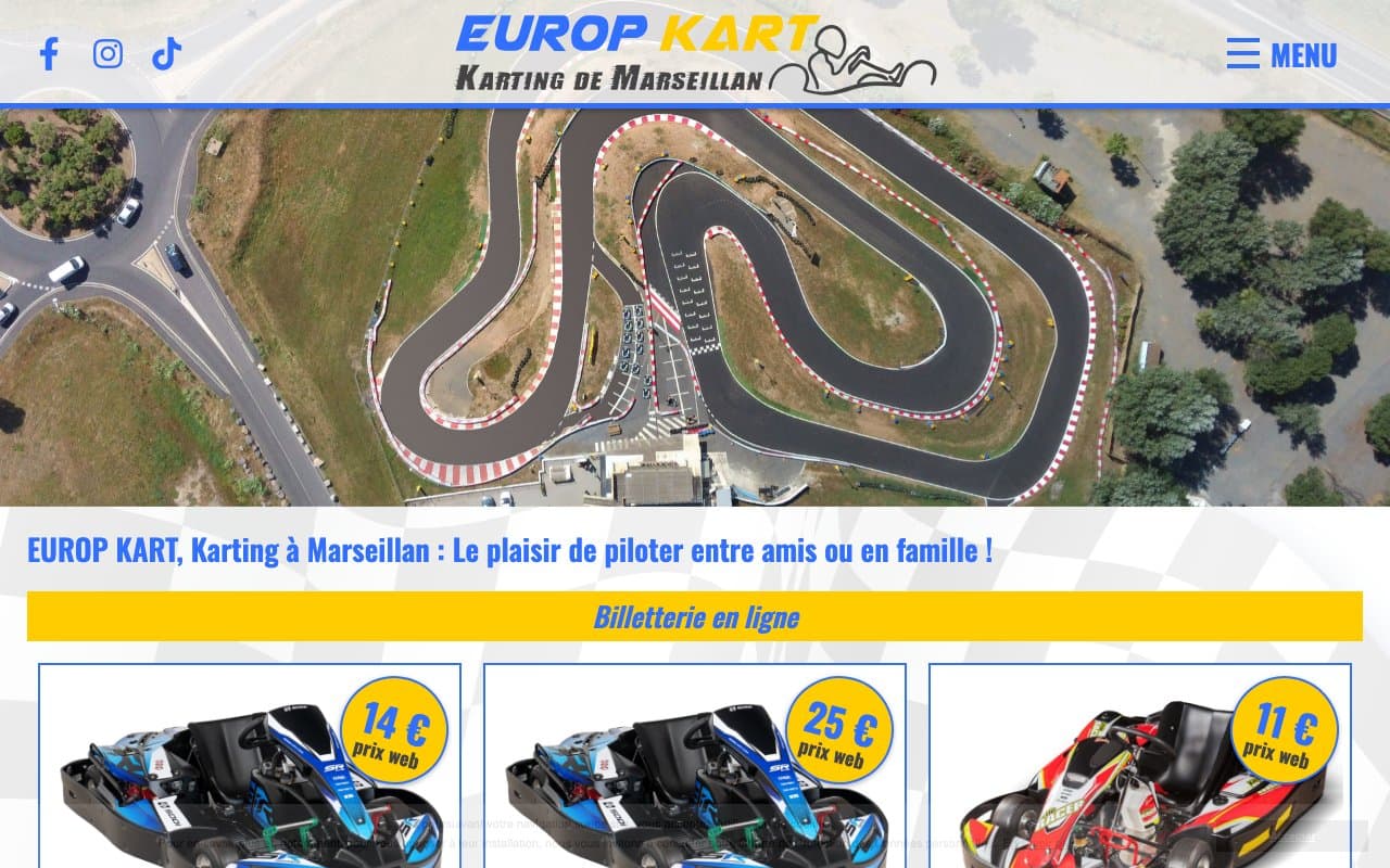 KARTING DE MARSEILLAN EUROP KART