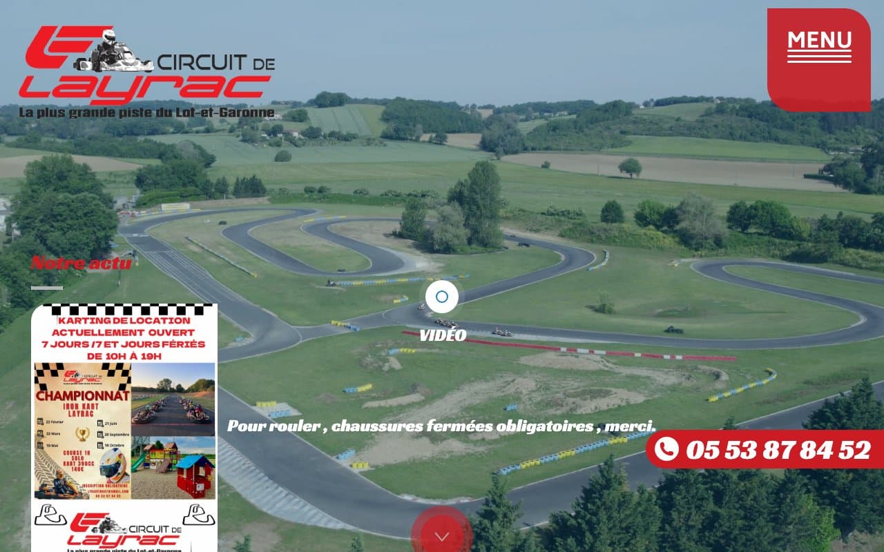 LF KARTING - CIRCUIT DE LAYRAC 47 -LOCATION& COMPÉTITION