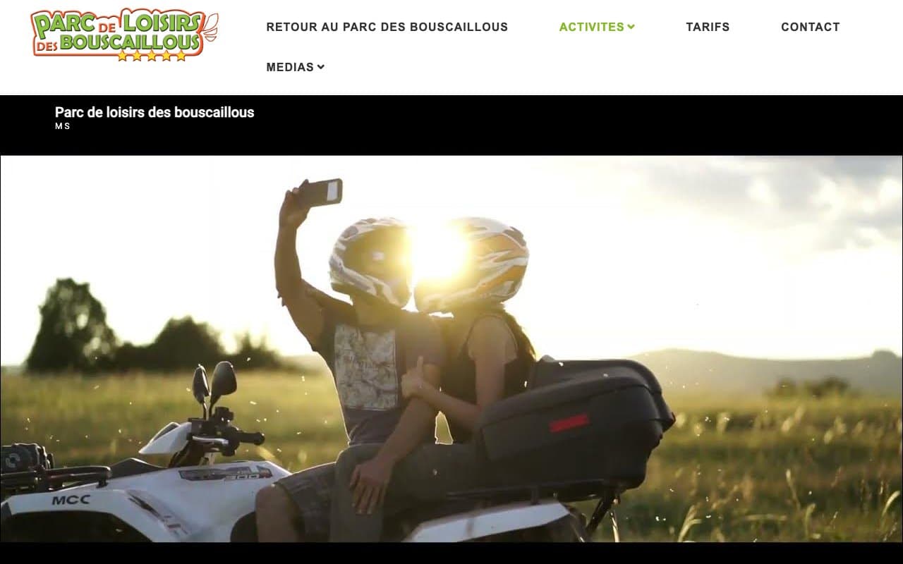 PARC DE LOISIRS DES BOUSCAILLOUS AVEYRON : KART, QUAD, PAINTBALL, GÎTE